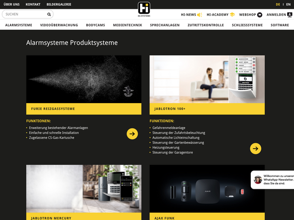 hi-systems — Intelligente Produktdarstellung für Fachhandel